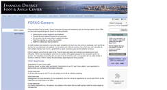 Desktop Screenshot of careers.fdfac.com